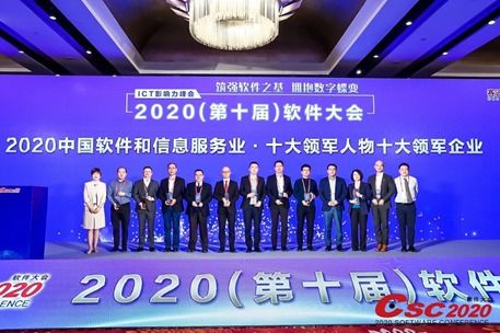神州信息榮膺2020中國軟件和信息服務業十大領軍企業